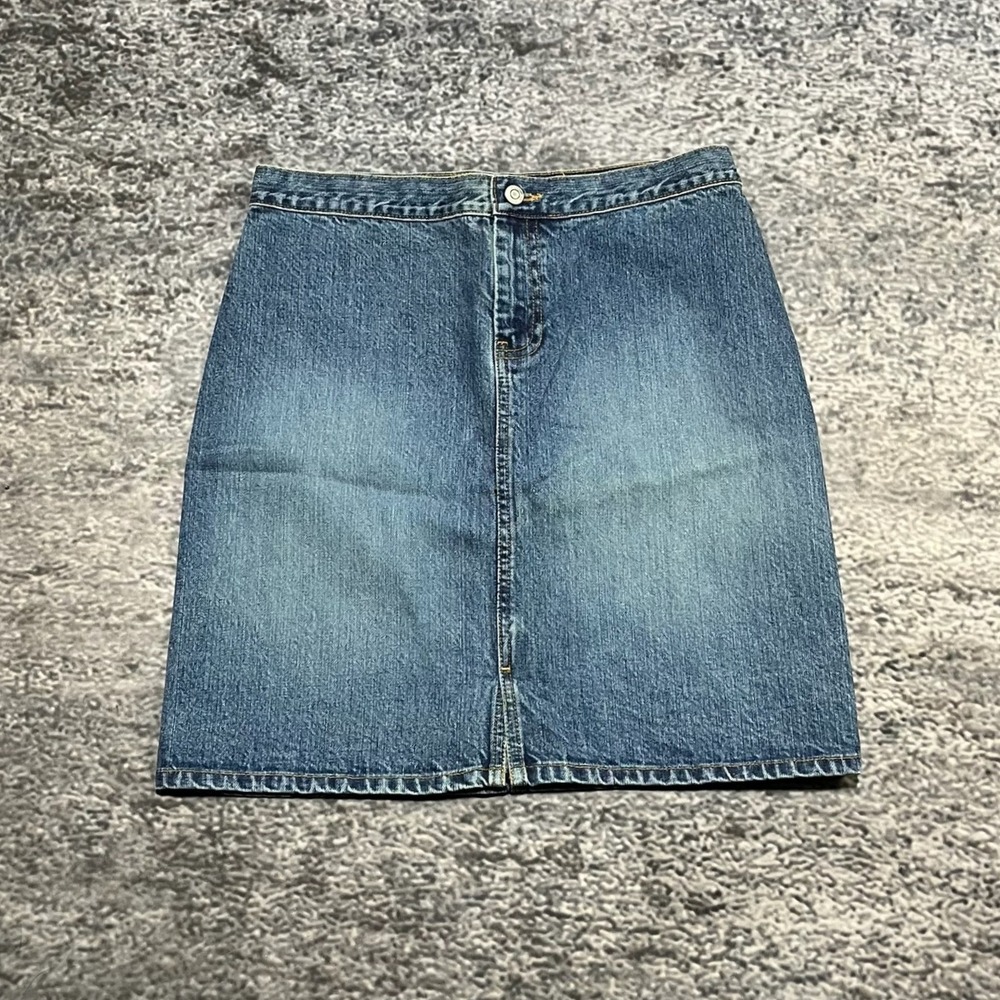 Gap Denim Midi Skirt Womens Size 8 (30")‎ Blue Y2K Indie Boho Cute Trendy 2000s